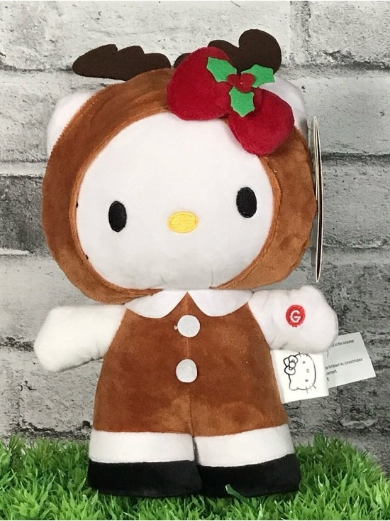 Hello Kitty Other - NWT. Hello Kitty 12” Reindeer Musical Animated Christmas Side Stepper Plush